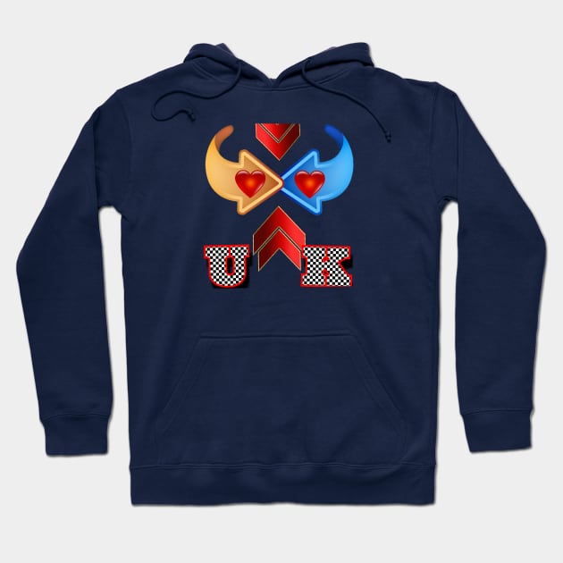 U K. Hoodie by Dilhani